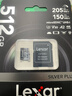 雷克沙（Lexar）512GB TF(MicroSD)存儲(chǔ)卡 V30 4K 讀205MB/s 無人機(jī)運(yùn)動(dòng)相機(jī)Pocket3官方推薦內(nèi)存卡(SILVER PLUS) 曬單實(shí)拍圖