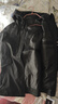 真維斯（JEANSWEST）夾克男春秋季時(shí)尚休閑開衫連帽透氣耐磨簡約男士外套 黑色 L  曬單實(shí)拍圖