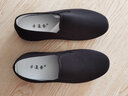 步瀛齋 男鞋布鞋 老北京布鞋男平底淺口單鞋男士布鞋一腳蹬懶人鞋開(kāi)車(chē)鞋 黑色 40 曬單實(shí)拍圖