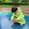smally兒童雨衣女童幼兒園寶寶全身防水雨衣卡通恐龍雨衣男童小學(xué)生雨披 果綠動(dòng)感恐龍 S（建議身高80-95cm） 曬單實(shí)拍圖