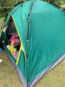 凯路德（KAIROAD）帐篷户外4-6人双层加大全自动速开野外露营防雨过夜遮阳防晒套装 单层-旋压加大自动帐-绿色 实拍图
