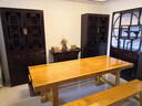 艾瑩嘉金絲楠木茶盤(pán)整塊原木實(shí)木茶臺大板桌老板辦公托盤(pán)簡(jiǎn)約現代茶幾 金絲楠木150-62-6 曬單實(shí)拍圖