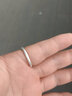 銀意坊古法戒指素圈純銀9999情侶銀戒子一對閉口可刻字男女生紀念日禮物 古法素圈戒指【可刻字】 男款19號 曬單實(shí)拍圖