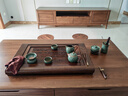 金灶（KAMJOVE）雞翅木實(shí)木茶盤(pán) 茶臺功夫茶具套裝功夫茶盤(pán)茶具托盤(pán) KW-39 大號款(不包含陶瓷茶具) 曬單實(shí)拍圖