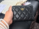 WILLIAMPOLO英皇保羅卡包女防盜刷風(fēng)琴多卡位羊皮真皮大容量女式駕駛證套 黑色-防盜刷 曬單實(shí)拍圖