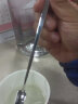 东之天地 17cm304马克杯不锈钢冰勺子咖啡勺搅拌勺子药匙创意方头长柄勺 1支装304搅拌勺（17CM） 实拍图