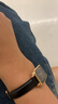 丹尼爾惠靈頓（DanielWellington）DW小方表手表女表黑色皮帶簡約黑盤歐美腕表七夕禮物DW00100435 曬單實(shí)拍圖