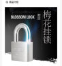 梅花（BLOSSOM）挂锁 防盗叶片锁芯大门家用锁具 60MM大号防水防锈门锁LS2960 实拍图