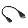 FVH  Micro HDMI轉HDMI母轉公高清連接線(xiàn) 手機平板電腦用 微型HDMI相機DV 短線(xiàn) Micro母轉HDMI公-JD 0.2m 曬單實(shí)拍圖