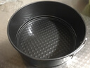 walfos蛋糕模具圓形活底鎖扣碳鋼烤盤烤箱家用不粘戚風大號烘培套裝工具 活底烤盤7寸【18cm×6.5cm】 曬單實拍圖