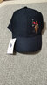 U.S.POLO ASSN.保羅帽子男士女羊毛呢棒球帽硬頂款中老年秋冬保暖防風(fēng)刺繡休閑 藏青色 可調(diào)節(jié)(54至60cm) 曬單實(shí)拍圖