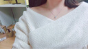 法蔻（farcoko）品牌小方糖項(xiàng)鏈女士公主方包鎖骨鏈時尚飾品生日情人節(jié)禮物送女友 小方糖項(xiàng)鏈-瓦片鏈 -【精美高檔禮盒】 曬單實(shí)拍圖