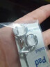 QMXD銀色耳釘男潮單只痞帥男生耳環(huán)小眾高級感時尚字母耳墜耳圈耳飾 單只 曬單實拍圖