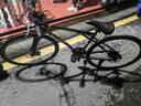 云宵死飛自行車死飛車單車變速公路車實(shí)心胎爆改成人城市通勤學(xué)生騎行 26寸24速40刀純黑色 曬單實(shí)拍圖