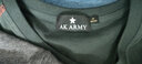 AK ARMY 春夏新款青年休閑短袖T恤男韓版潮流撞色線圓領(lǐng)半截袖體恤衫 灰綠色 M （90-110斤） 曬單實(shí)拍圖