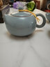 三勤堂汝窯茶壺手工陶瓷功夫茶具泡茶壺景德鎮(zhèn)可開片汝瓷小西施壺 新品汝窯壺+汝窯葵口杯 曬單實拍圖