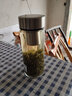 萬(wàn)象萬(wàn)象單層加厚保溫玻璃杯帶濾網(wǎng)泡茶杯辦公商務(wù)杯子透明家用水杯子 U303單層460ml 曬單實(shí)拍圖