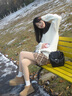 DXOT2025新款半拉鏈連帽毛衣女秋冬季新款寬松衛(wèi)衣軟糯針織衫帽衫外套 米白色 M 【建議90-105斤】 曬單實拍圖