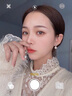 大絨鵝耳釘女2024新款耳墜輕奢生日禮物小眾無(wú)耳洞耳夾耳飾 貝珠耳釘 曬單實(shí)拍圖