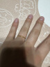 周大福母亲节礼物 婚嫁素圈足金黄金戒指(工费120) 18号 约2g EOF1 实拍图