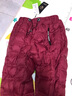 雅鹿2025冬季新款羽絨褲女外穿顯瘦加絨加厚休閑白鴨絨保暖棉褲女 3460酒紅 4XL （推薦145-160斤） 曬單實(shí)拍圖