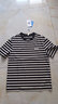 真維斯（Jeanswest）短袖t恤男士夏季2025新款男生圓領(lǐng)潮流條紋體恤夏裝半袖寬松上衣 黑色 L碼 曬單實(shí)拍圖