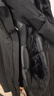 利郎防水透濕中長(zhǎng)款羽絨服男連帽冬季男士外套 黑色 XL175/92A  曬單實(shí)拍圖