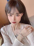 中國(guó)黃金（CHINA GOLD）銀手鏈女士S99足銀兩世歡手鏈串珠七夕情人節(jié)禮物送老婆長(zhǎng)輩媽媽 足銀兩世歡手鏈約6.5g*真愛(ài)禮盒 曬單實(shí)拍圖