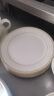 漢茗景德鎮骨瓷餐具家用歐式飯碗面碗陶瓷碗筷盤(pán)碗碟湯碗自由組合小資 8英寸淺盤(pán) 曬單實(shí)拍圖