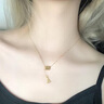 蓓影黃金項(xiàng)鏈小蠻腰套鏈簡(jiǎn)約時(shí)尚生日送女友情人節(jié)禮物 曬單實(shí)拍圖