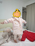 戴維貝拉（DAVE＆BELLA）冬季新款工裝風(fēng)女童棉服連帽兒童外套小童棉襖外衣加絨女寶寶衣服 小熊印花【DB4242805】 120 cm（建議身高110-120cm） 曬單實(shí)拍圖