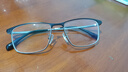 漢（Han Dynasty）近視眼鏡框男款防藍光輻射眼鏡架方框商務(wù)純鈦超輕時(shí)尚42127 黑槍 眼鏡架 曬單實(shí)拍圖