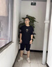 執笙記冰絲速干短袖t恤男套裝胖子加肥加大衣服男裝夏季休閑運動(dòng)兩件套 PR套裝【高彈性冰絲】 3XL【170-190斤】 曬單實(shí)拍圖