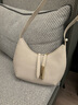 芙拉（FURLA）【七夕禮物】GOCCIA牛皮小號(hào)女士時(shí)髦簡(jiǎn)約高級(jí)感單肩包月牙包腋下 白色 曬單實(shí)拍圖