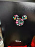 迪士尼（Disney）行李箱女大容量拉桿箱學(xué)生萬(wàn)向輪旅行箱登機箱密碼箱子 百花爭艷-黑 24英寸 曬單實(shí)拍圖