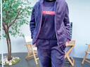 皮爾卡丹（pierre cardin）加絨加厚運(yùn)動(dòng)休閑套裝女秋冬季2025年時(shí)尚金絲絨衛(wèi)衣服三件套 紫色 2XL （建議120-130斤） 曬單實(shí)拍圖