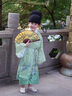 羅蒙漢服男童中國風(fēng)兒童新中式古裝演出服 青山綠男童漢服套裝 110 曬單實(shí)拍圖