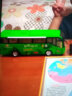 翊玄玩具 公交车玩具双层巴士公共汽车仿真大巴士儿童玩具车合金汽车模型 双节城市公交 绿色 实拍图