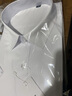 伯曼男裝短袖襯衫夏薄款男士純色白襯衫商務(wù)免燙修職業(yè)裝工裝半袖工作服加大加肥襯衣男 DXBM006-純白色 42 曬單實拍圖
