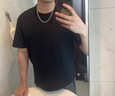 古巴鏈項鏈男潮hiphop高街鈦鋼不掉色粗款鐵鏈條歐美嘻哈自由鏈子 鈦鋼55cm 寬度1cm 曬單實拍圖