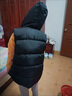 G.DUCKKIDS童裝女童馬甲秋冬加厚兒童棉馬甲背心外穿連帽百搭中大童冬裝外套 黑色 150 曬單實(shí)拍圖