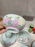 吉樂馳（JILECHI）盤子碗景德鎮(zhèn)中式復(fù)古牡丹花影青瓷餐具套裝碗碟盤套裝家用喬遷禮 10人位錦繡牡丹·青瓷 68頭 曬單實拍圖