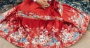 欧迪惠（Oudihui）2024春季新中式连衣裙中国风马面裙女装汉服套装女红色结婚敬酒服 刺绣上衣+马面裙 S 晒单实拍图