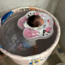 劳可里尼（NOCOLLINY）婴儿洗澡盆可折叠游泳桶 宝宝游泳池儿童洗澡家用可坐可躺泡澡桶 【免安装-游泳桶】蜜蜡粉 大号 实拍图