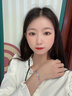 締晶999銀手鏈女士愛(ài)心手飾生日禮物女生送女朋友高級感小眾實(shí)用 愛(ài)心小鹿手鏈（藍鋯）S285 曬單實(shí)拍圖