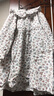 H&M童裝女?huà)肴棺哟杭居蓄I(lǐng)碎花長(cháng)袖連衣裙1199564 白色/花卉 100 56 曬單實(shí)拍圖