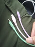 Tensam 三合一數(shù)據(jù)線手機(jī)充電線適用蘋果iphone/安卓/type-c華為三星小米平板車載三頭 1.2米【3A】三合一液態(tài)快充線 曬單實(shí)拍圖
