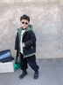 G.DUCKKIDS童裝男童棉服冬季兒童棉衣中大童冬裝假兩件棉服男孩抗寒保暖外套 黑色 120碼建議110-120cm6-7歲cm 曬單實(shí)拍圖