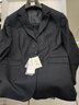 五沃羊毛職業(yè)西裝套裝男女同款商務(wù)正裝總裁西服4s銀行公務(wù)銷售員工服 女藏青外套+西褲. 4XL 曬單實(shí)拍圖