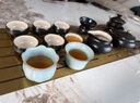 美得樂輕奢實木功夫茶桌現(xiàn)代辦公室泡茶一體茶臺客廳創(chuàng)意懸浮茶桌洽談桌 2.2米(藍水晶圓+南美黑胡桃木） 高端茶桌 曬單實拍圖